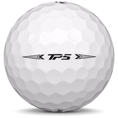 La palla da golf TaylorMade TP5 Nel modello dell'anno 2023.