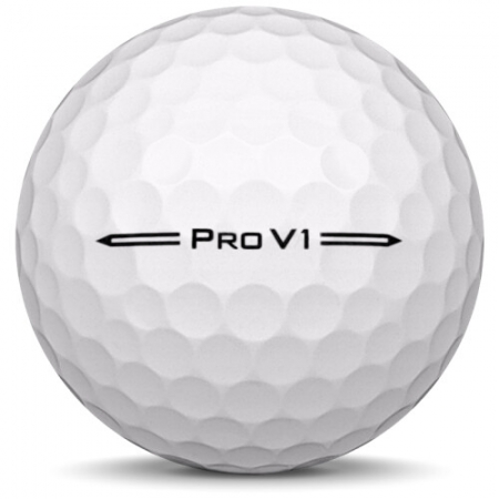 La palla da golf Titleist Pro V1 Nel modello dell'anno 2024.