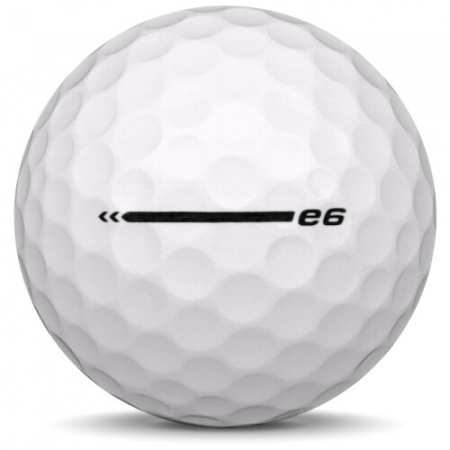 La palla da golf Bridgestone E6 Nel modello dell'anno 2024.