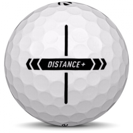 La palla da golf TaylorMade Distance+ Nel modello dell'anno 2025.