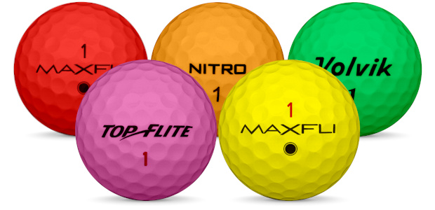 Palline da Golf Miste Palle da golf di diversi colori